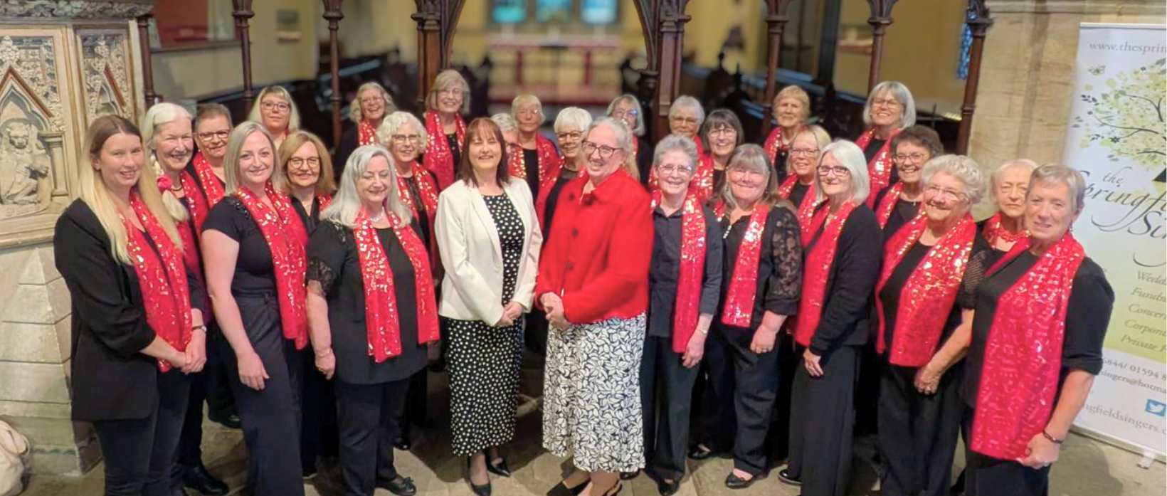 The full Springfield Singers choir