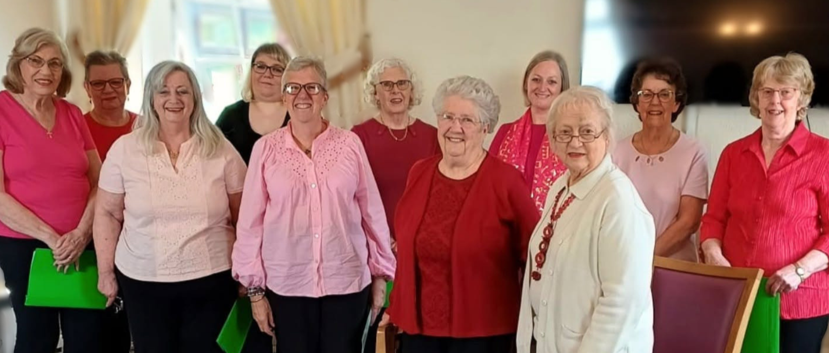 Springfield Voices performing in a community setting